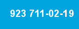 923 711-02-19 923 711-02-19